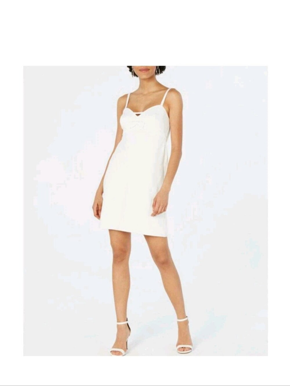BETSEY JOHNSON SCUBA BOW DRESS Vanilla Size 4 BNWT Limited Edition $89